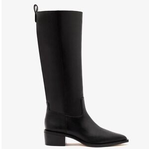 Larroude Florencia Boot In Black Leather